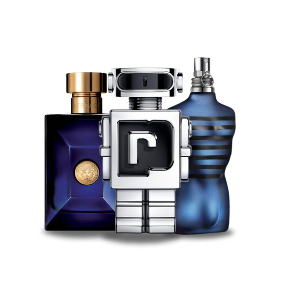 Combo 3  Perfumes - Dylan Blue Versace , Phantom Paco Rabanne  et Ultra Male Jean Paul Gaultier